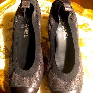 Chanel Sparkly Pumps